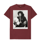 Red Wine Printed T-shirt Front