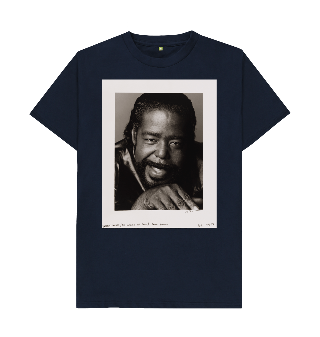 Navy blue printed t shirt front