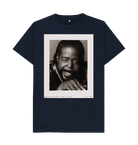 Navy Blue Printed T-shirt Front