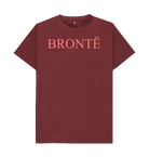 Red Wine Printed T-shirt Front