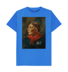 Bright Blue Printed T-shirt Front