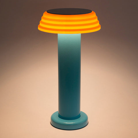 Portable Lamp by George Sowden in Blue and Orange