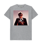 Athletic Grey Printed T-shirt Front
