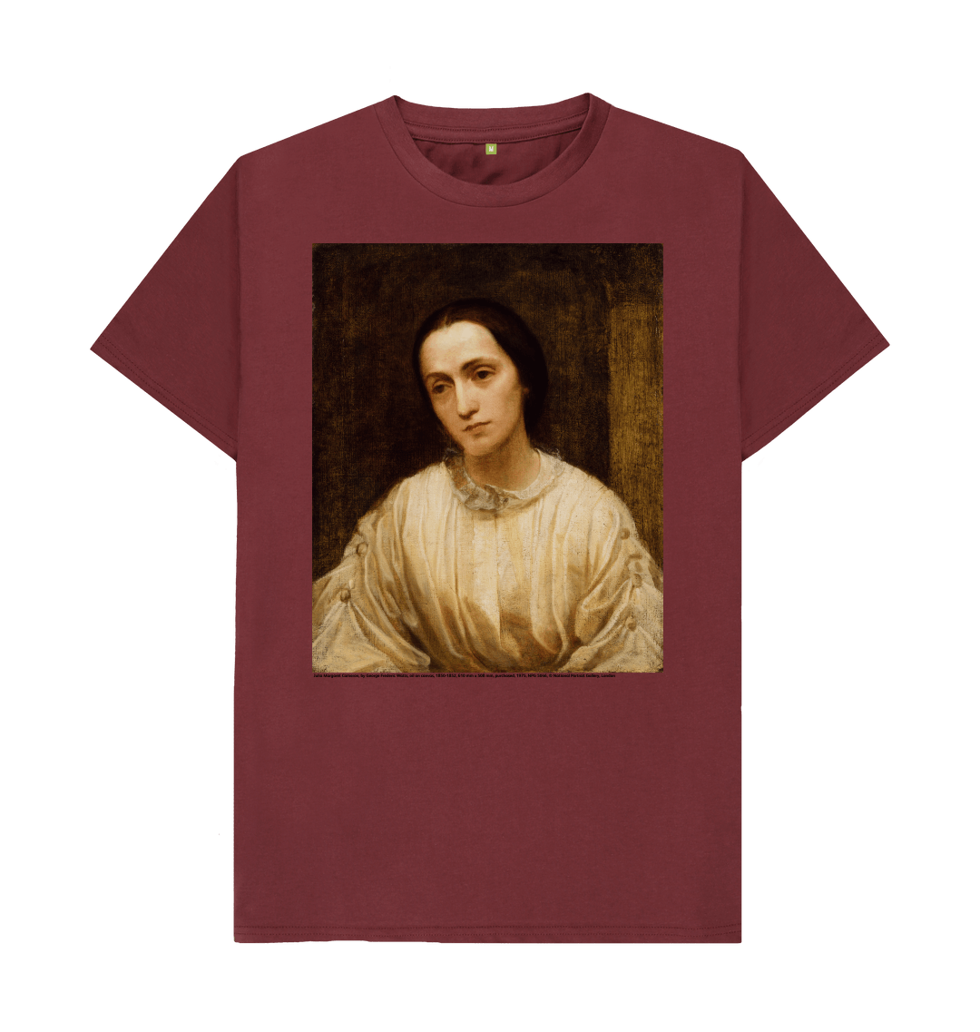 Red wine printed t shirt front