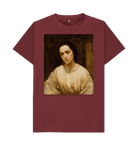 Red Wine Printed T-shirt Front