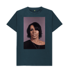 Denim Blue Printed T-shirt Front