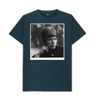 Denim Blue Printed T-shirt Front