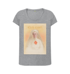 Athletic Grey Printed T-shirt Front