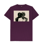 Purple Printed T-shirt Front