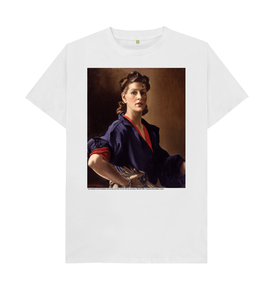 White printed t shirt front