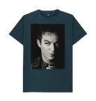 Denim Blue Printed T-shirt Front