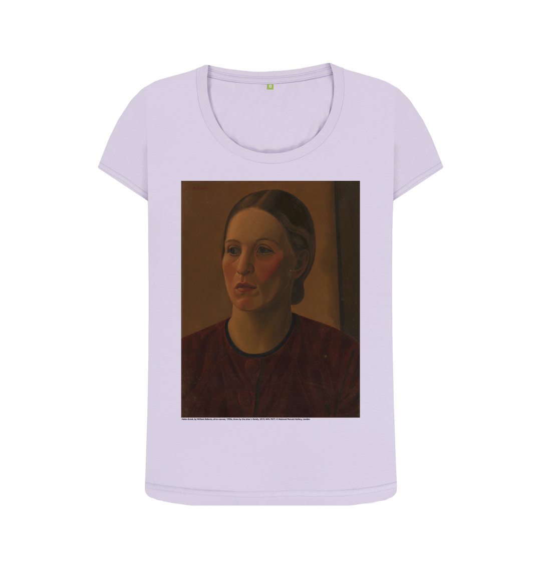 Violet printed t shirt front