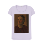 Violet Printed T-shirt Front