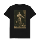 Black Printed T-shirt Front