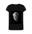 Black Printed T-shirt Front