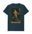 Denim Blue Printed T-shirt Front
