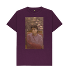 Purple Printed T-shirt Front