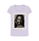 Violet Printed T-shirt Front