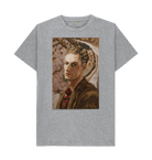 Athletic Grey Printed T-shirt Front