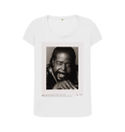 White Printed T-shirt Front