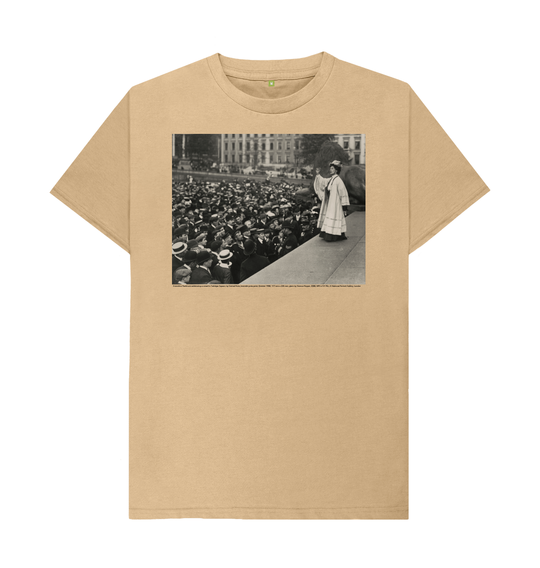 Sand printed t shirt front