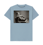 Stone Blue Printed T-shirt Front