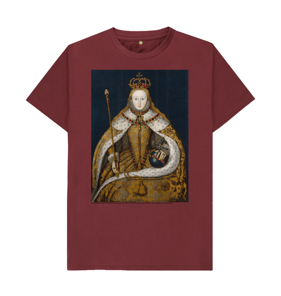 Red wine printed t shirt front
