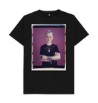 Black Printed T-shirt Front