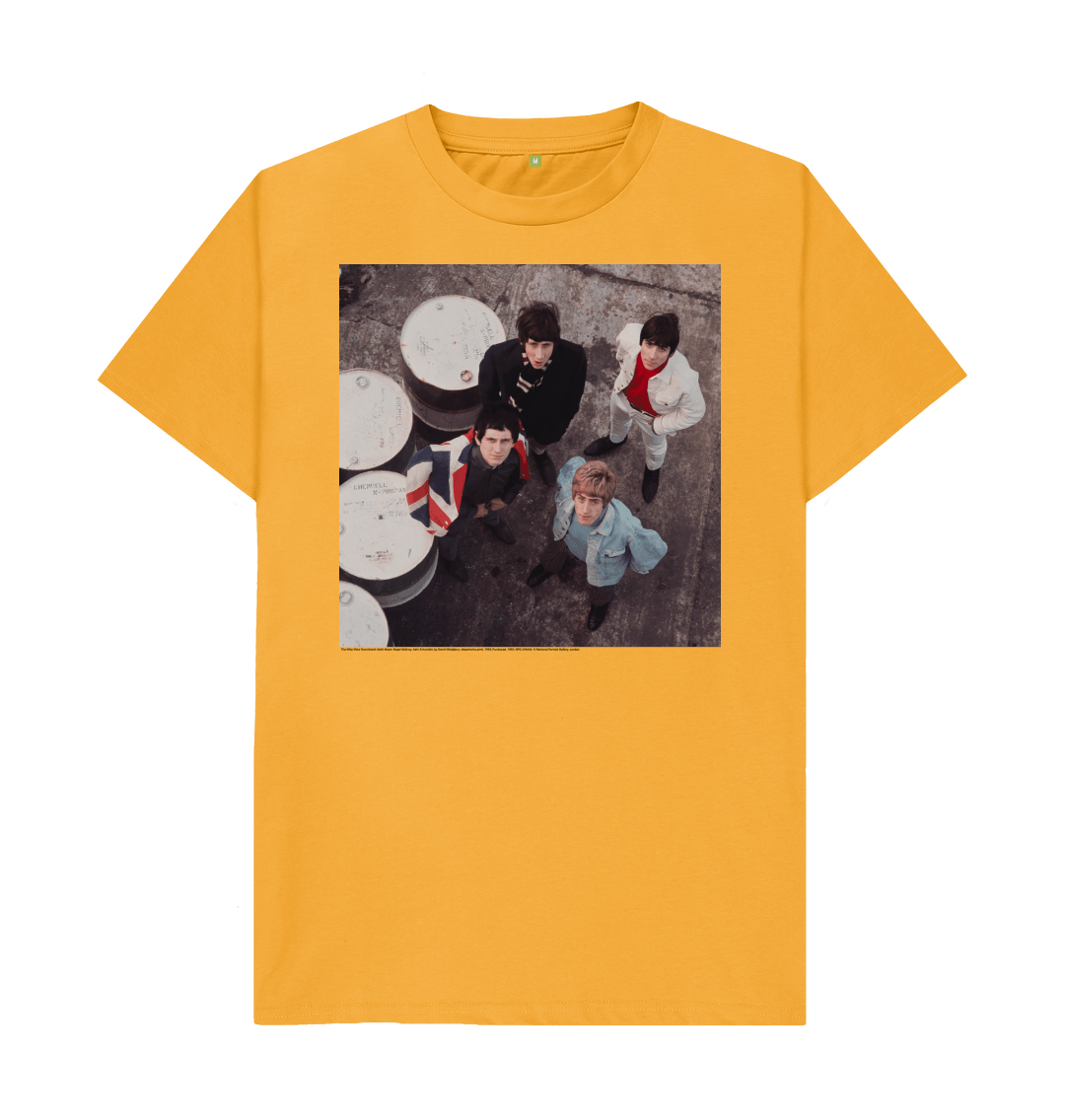 Mustard printed t shirt front