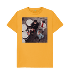 Mustard Printed T-shirt Front