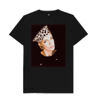 Black Printed T-shirt Front