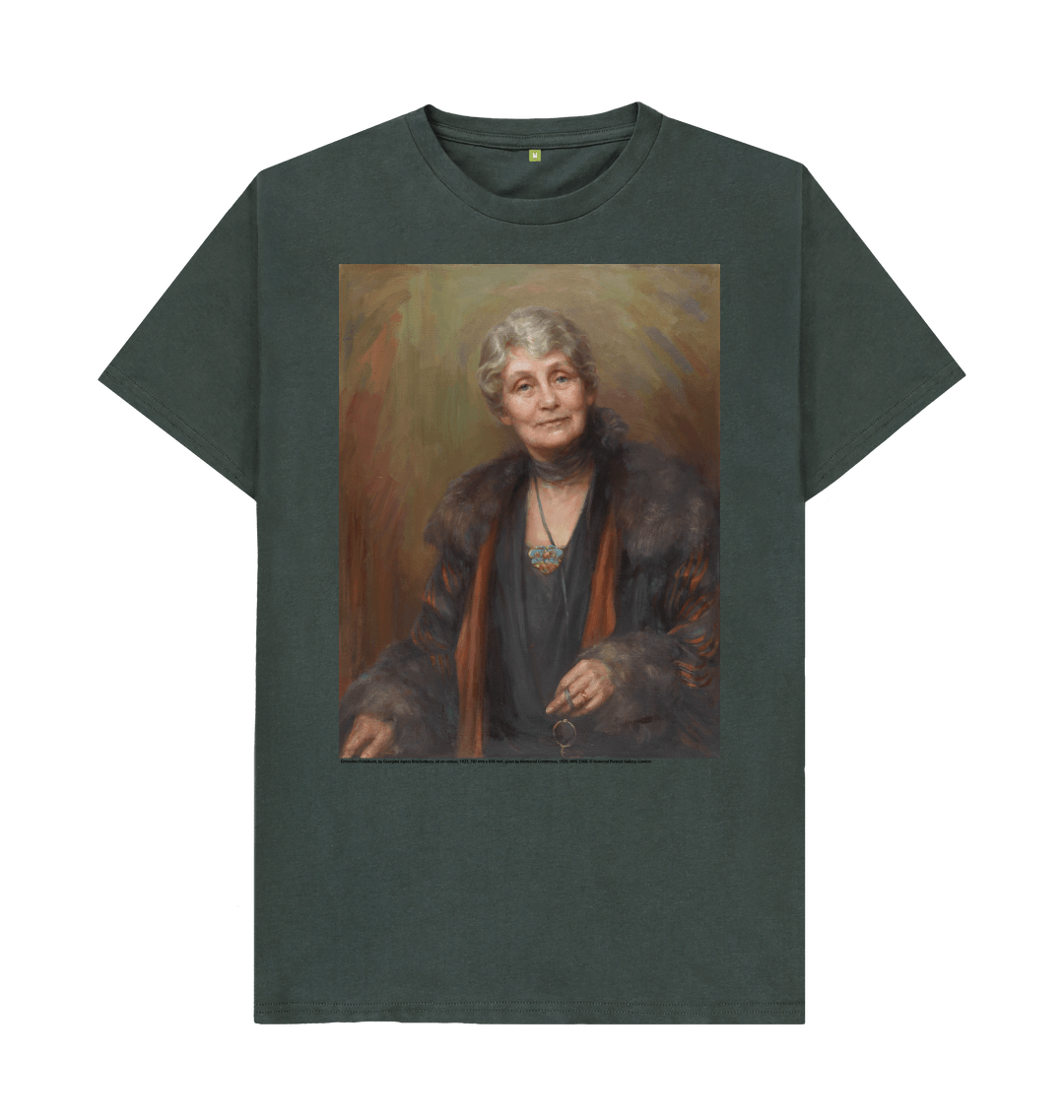 Dark grey printed t shirt front