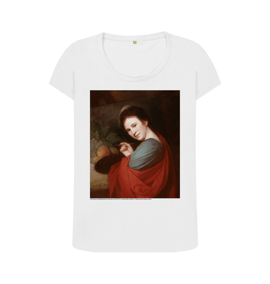 White printed t shirt front