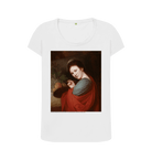 White Printed T-shirt Front