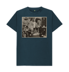 Denim Blue Printed T-shirt Front