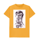 Mustard Printed T-shirt Front
