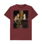 Red Wine Printed T-shirt Front
