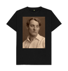 Black Printed T-shirt Front
