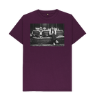 Purple Printed T-shirt Front