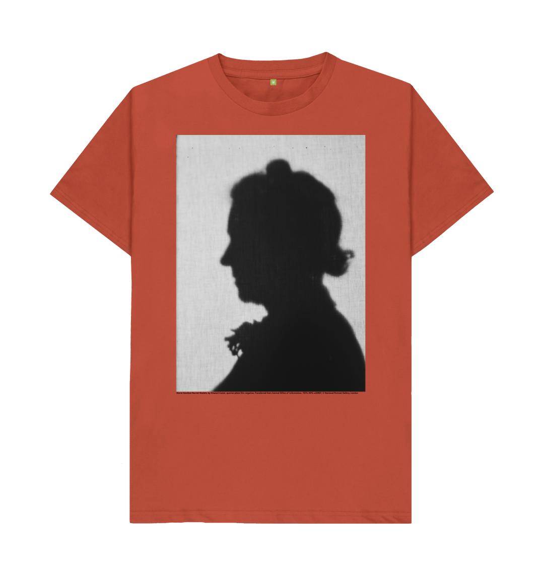 Rust printed t shirt front