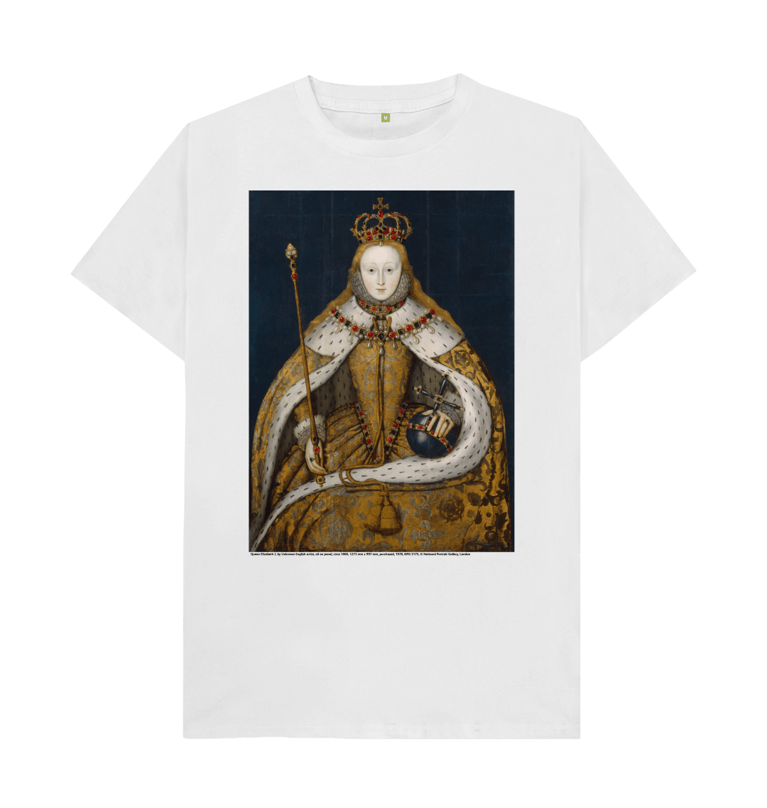 White printed t shirt front