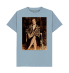 Stone Blue Printed T-shirt Front