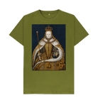 Moss Green Printed T-shirt Front
