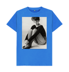 Bright Blue Printed T-shirt Front