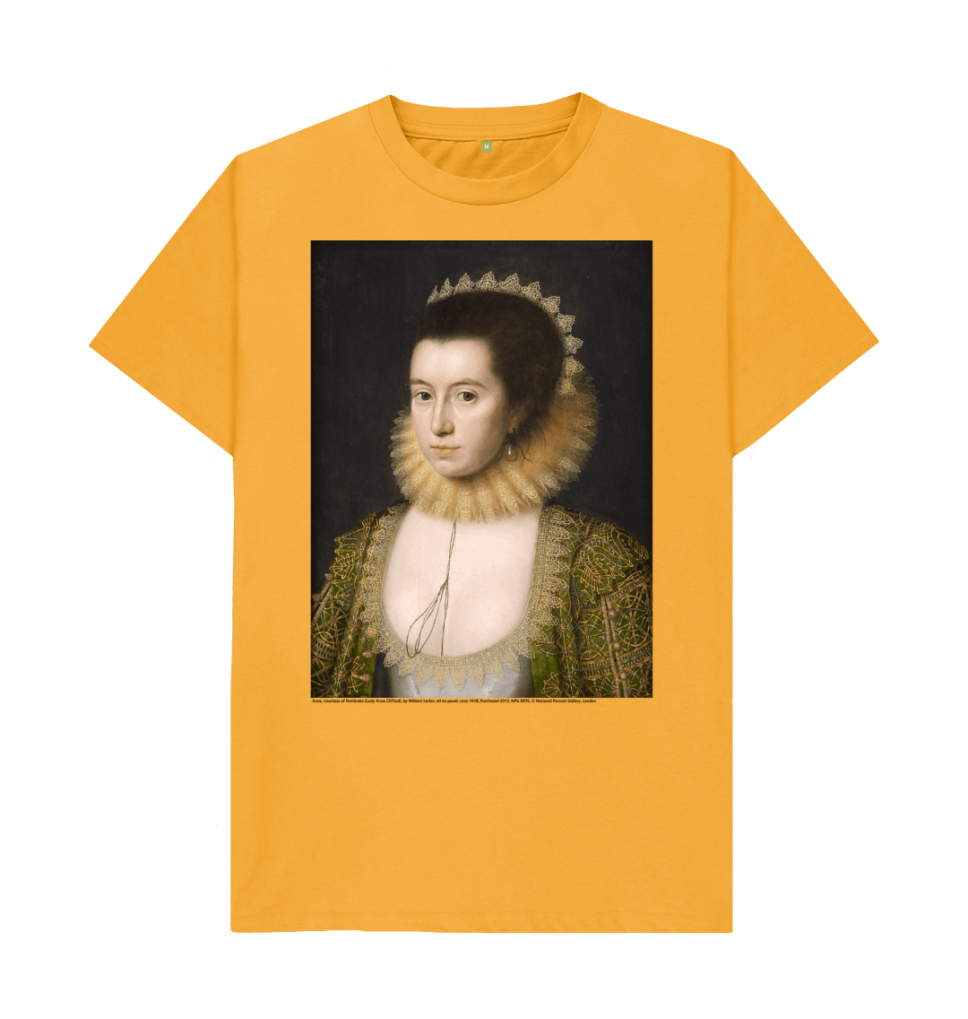 Mustard printed t shirt front