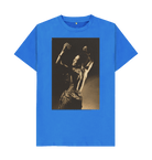 Bright Blue Printed T-shirt Front