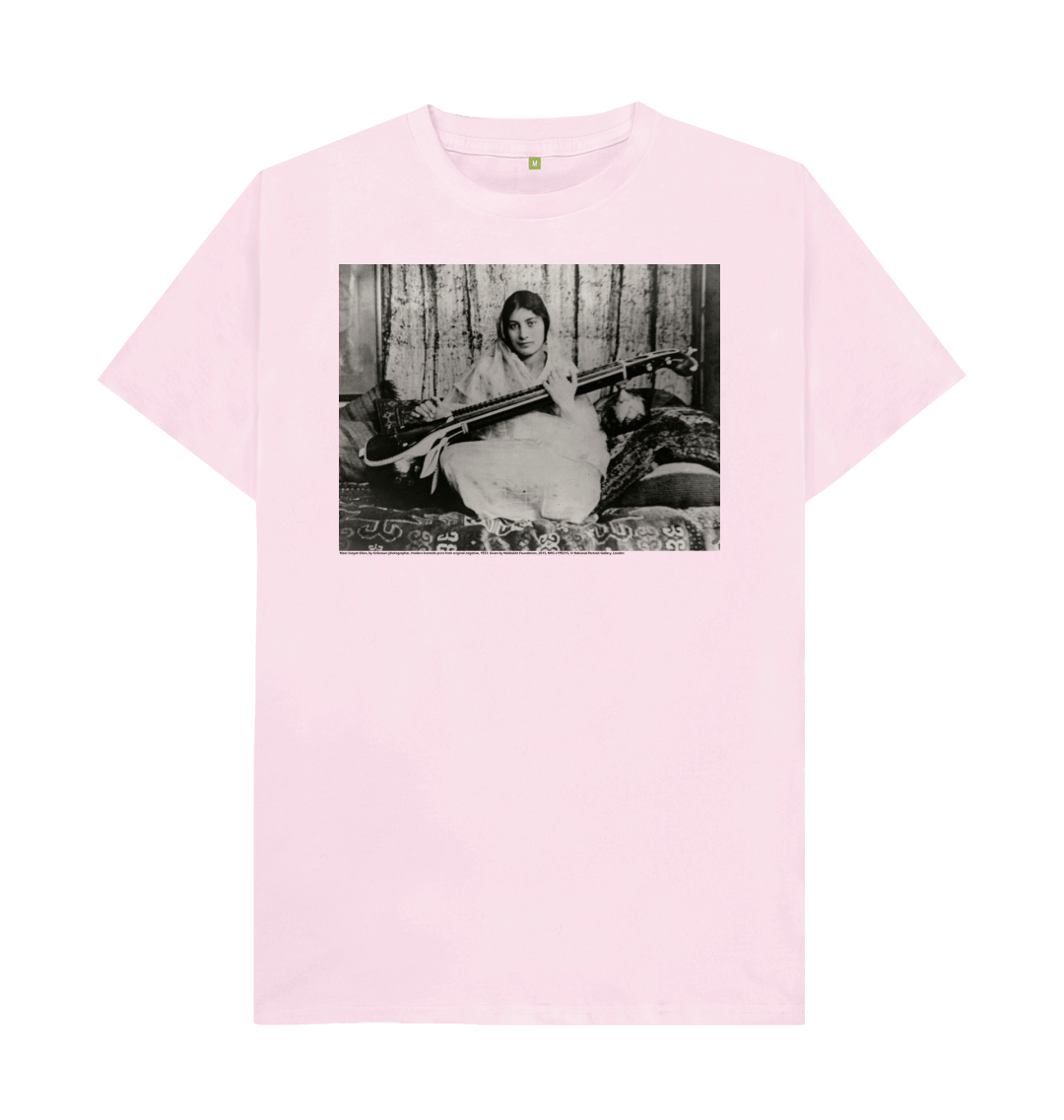 Pink printed t shirt front