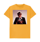 Mustard Printed T-shirt Front