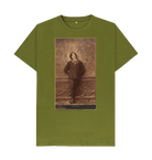 Moss Green Printed T-shirt Front