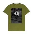 Moss Green Printed T-shirt Front